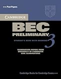 Image de Cambridge BEC Preliminary 3 Student's Book with Answers (BEC Practice Tests)