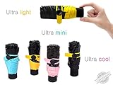 Ultra Light(7.4oz), Ultra Mini(6.7in), Ultra Protective(95% UV resistance), Ultra Cool(6 Elaborate Details). Crackajack Manual Umbrella, Your Intimate Helpmate in This Season!(blue-short)