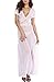 Deargirl See Through Mesh and Lace Deep V Neck Lingerie Gown Maxi Long Dress
