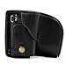 MegaGear Sony Alpha A6300, A6000 (16-50 mm) Ever Ready Leather Camera Case and Strap, with Battery Access - Black - MG406