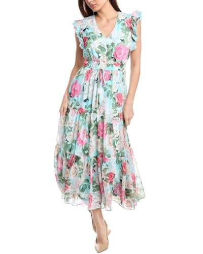 Drawstring Waist Maxi with Ruffle SLVS