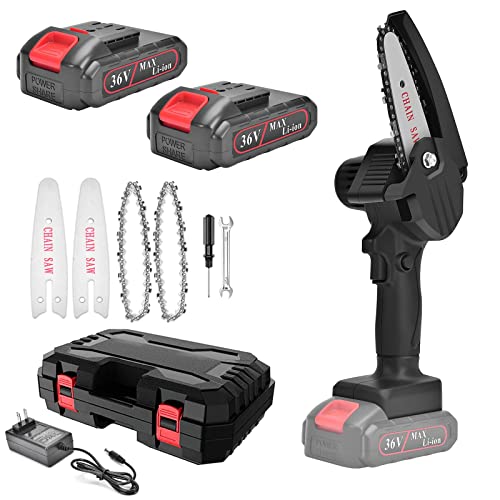 Mini Cordless Electric Chainsaw, 36V Portable Battery Chain Saw