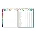 Blue Sky Day Designer for 2019-2020 Academic Year Weekly & Monthly Planner, Flexible Cover, Twin-Wire Binding, 8.5' x 11', Peyton White