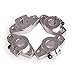 Saomil Pack of 4 Aluminum Linear Rod Rail Shaft Support CNC Router Spare Part, Machine