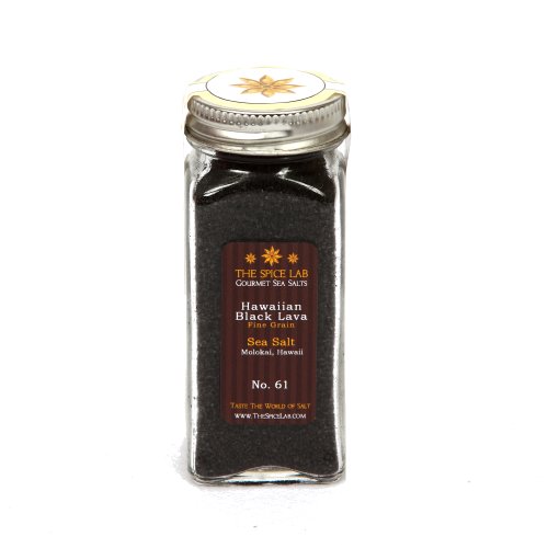 Buy The Spice Lab Black Salt Real Hawaiian Black Lava Salt Fine 4.2