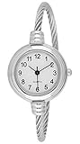 Moulin Women's Slim Silver Cable Bangle Watch #09090.75797
