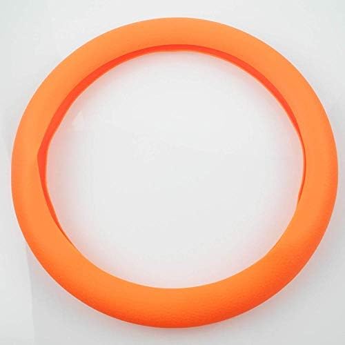 B09r3sy5 オレンジ Size 新作製品 世界最高品質人気 ビューティー フリー 車 バイク ジュエリー 激安超特価 V W N I S S N P E U G E O Tのためのハンドルケースカバースリップ防止機能付き自動車ホイール保護カバー 正規品送料無料 A U D I Color