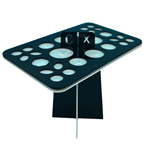 Sankuwen Makeup Painting Brush Drying Holder Acrylic Board 20*13cm (Black)