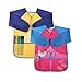Love&Mini Kids' Art Aprons Waterproof Smocks Long Sleeve with 3 Pockets for Age 3-6 Children Painting and Cooking