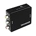 Teorder RCA Composite AV CVBS to HDMI Audio Video Mini Converter Adaptor Full HD 720P 1080P with USB Charge Cable Support PAL/NTSC for PS3/STB/Xbox/VHS/VCR/Blue-Ray DVD Players/TV/PC