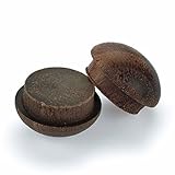 Walnut Button Top Screw Hole Plugs 1/2
