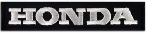 Honda MOTORCYCLES BIKER RACING JACKET EMBROIDERED IRON ON PATCHES # WITH FREE GIFT