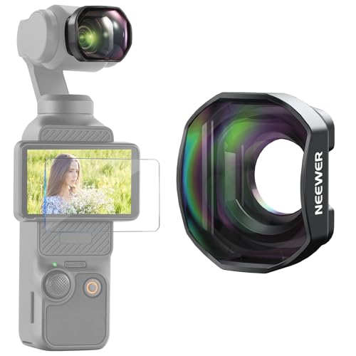 NEEWER Teleconverter Compatible with DJI Osmo Pocket 3 4 Xtra Muse, LS-84