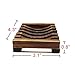 2 Pcs Bath Accessories Natural Wood Soap Holder - Rectangle Wooden Soap Dish