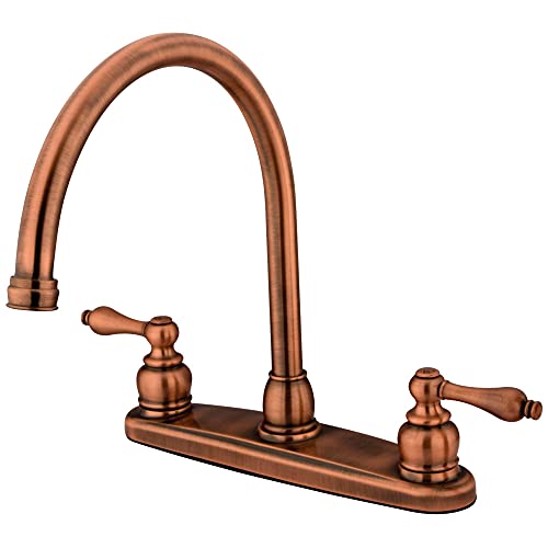 Kingston KB726ALLS Two-Handle 8" Centerset Kitchen Faucet… at Amazon