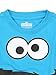 Sesame Street Cookie Monster Toddler Boys Long Sleeve Tee (2T, Light Blue)