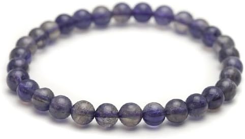 Amazon Co Jp アイオライト ブレスレット アイオライト 菫青石 きんせいせき アイオライトブレス 天然石 パワーストーン ジュエリー