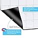 Magnetic Calendar for Refrigerator - QEARLIZ Magnetic Dry Erase Calendar, Fridge Calendar Included 3 Fine Tip Markers & Eraser with Magnet for A Complete Set