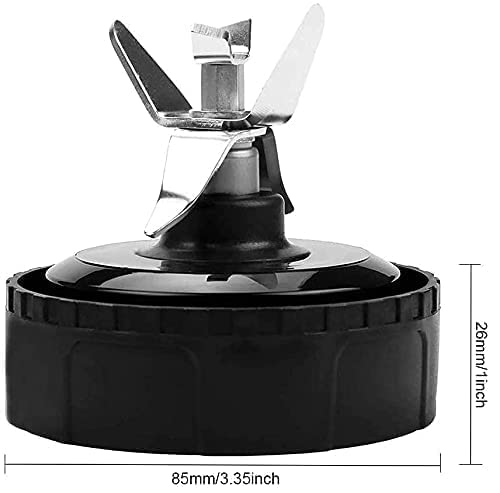 Replacement 6 Fins Blade for Ninja Blender 16 oz Cup Compatible with BL660 1100w, BL771 30, BL770 1500w, BL780CO BL663 BL663CO BL665Q BL740 BL773 BL780