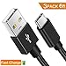 USB Type C Cable, USB C to USB A Fast Charger (6ft, 3 Pack), Nylon Braided Fast Charging Cord for Samsung Galaxy S9 S8 S9+ S8+ Note9 Note 8, Pixel, LG V30 V20, Nintendo Switch, Google Pixel 2 XL 3XL