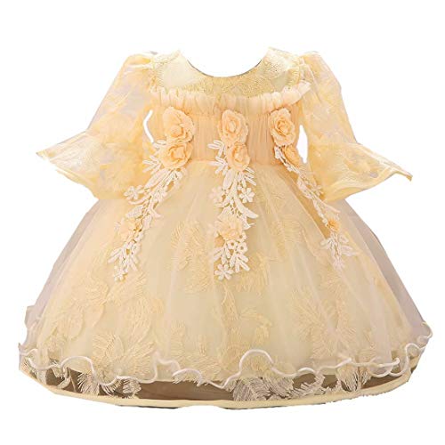 kids Showtime Baby Girl Dress Formal Christening Baptism Gowns Pageant Dress Toddler