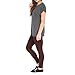 Posh by Anna Women's Fashion Leggings 6pk- 6 Colors - Full Length, Fleece Lined