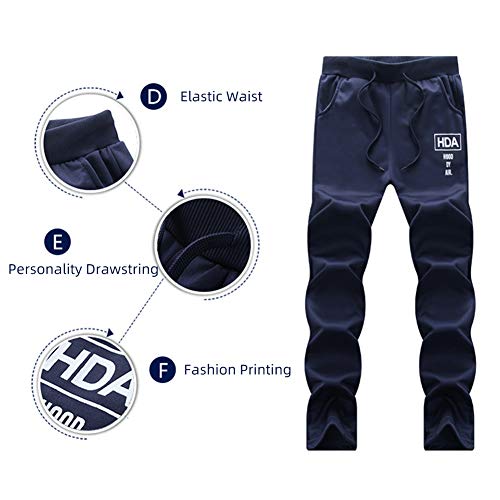 MANTORS Men's Full Zip Tracksuit Casual Jogging Sweatsuits Activewear 2 Piece Set EM75 Gray 2XL