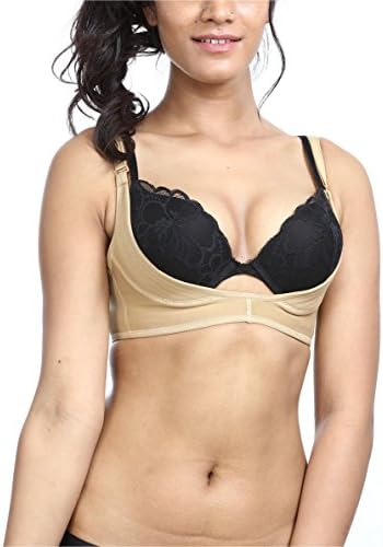 Adorna Women's Cotton Bust Up Shapewear