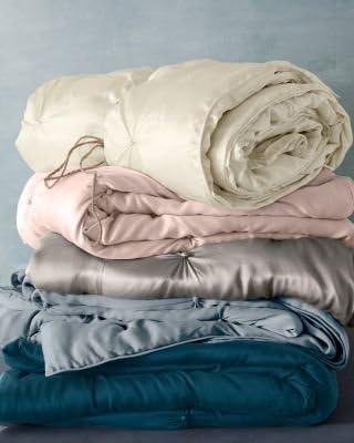 Amazon Com Eileen Fisher Seasonless Silk Comforter Throw Soft