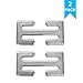 Reliable Protection, Premium Metal Lock, Keep Your Family Secure on The Road (Silver, 2 Pack)