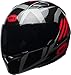 Bell Qualifier Full-Face Motorcycle Helmet (Gloss Black/Red/Titanium Blaze, Large)