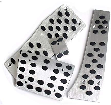 QCTBCSB For Mercedes-Benz W204/C-Class/E-Class/S-Class/GLK/SL/CLS/GLC/SL/SLK Fuel Brake Foot Rest Pedal Plate Accelerator Pad Sticker