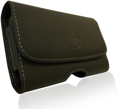 Horizontal Sideways Leather Belt Clip Case Cover Pouch Holster for Samsung Galaxy S4 &amp; Galaxy S IV &amp; I9500 &amp; I9505 &amp; SPH-L720 * All Memory Sizes, 4GB 8GB 16GB 32GB 64GB etc
