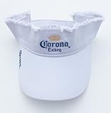 Corona Extra Frayed White Visor