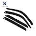RUIANG VOYAGE for 02-07 Jeep Liberty 4pcs Front & Rear Smoke Sun/Rain Guard Vent Shade Window Visors