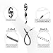SF Strongest Magnetic Net Release Magnet Clip Holder Retractor with Coiled Lanyard Carabiner
