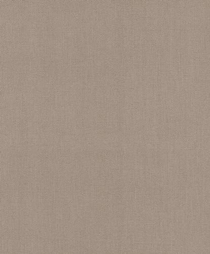 Rasch Papel pintado 633573 – Papel pintado de fieltro en color marrón de la colección Color your life – 10,05 m x 0,53 m (largo x ancho)