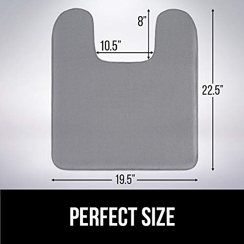 GORILLA GRIP Original Thick Memory Foam Contoured Toilet Bath Rug 22