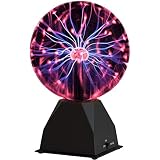 Katzco Plasma Ball - 7 Inch - Nebula, Thunder Lightning, Plug-in - for Parties, Decorations, Prop, Home