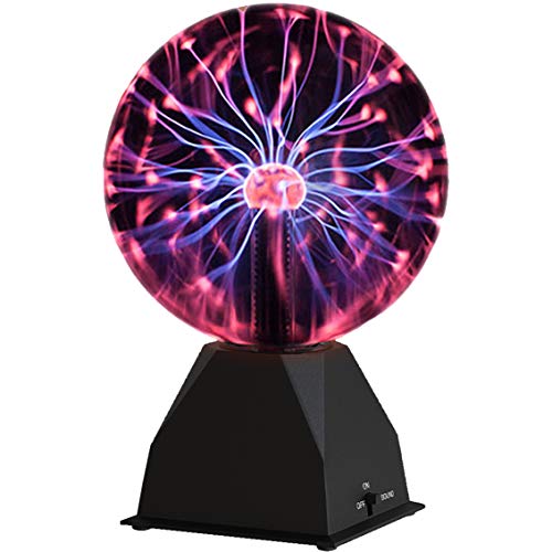 Katzco Plasma Ball - 7 Inch - Nebula, Thunder Lightning, Plug-in - for Parties, Decorations, Prop, Home