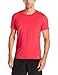 adidas Performance Men's Techfit Base Layer Fitted Tee, Large, Shock Red