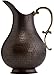 CopperBull Heavy Gauge 100% Pure Solid Hammered Copper Moscow Mule Water Pitcher, 70 fl. Oz (Antiqued Copper)