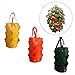 Strawberry Planter, 3 Pack 3 Gallon Strawberry Herb Gardening Grow Bag Planter with 16 Openings on The Side for Harvesting