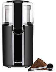 SHARDOR Coffee Grinder Electric, Coffee Bean Grinder Electric, Nut Grain Grinder with 1 Removable Stainless Steel Bowl, Black