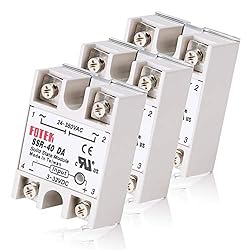 MYSWEETY 3PCS SSR-40DA Solid State Relay Single