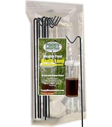 Foggy Mountain Coyote Urine Scent Canisters - 8 Pack For Hunting, Trapping & Wildlife Control