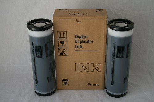 2 Wholesale Widgets Brand Black Ink Tubes Compatible With Risograph S-4254. This is a Box of 2 Z Type Black Ink, For Use In Some Riso EZ, MZ, and RZ Series Digital Duplicators
