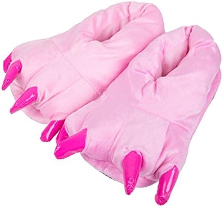 HONFON Unisex Plush Animal Cartoon Cosplay Paw Claw Slippers
