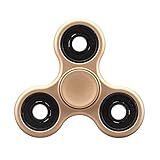 Balai Fidget Spinner Tri-Spinner Toy Stress Reducer Ceramic Bearing Relieve Anxiety and Boredom-Gold