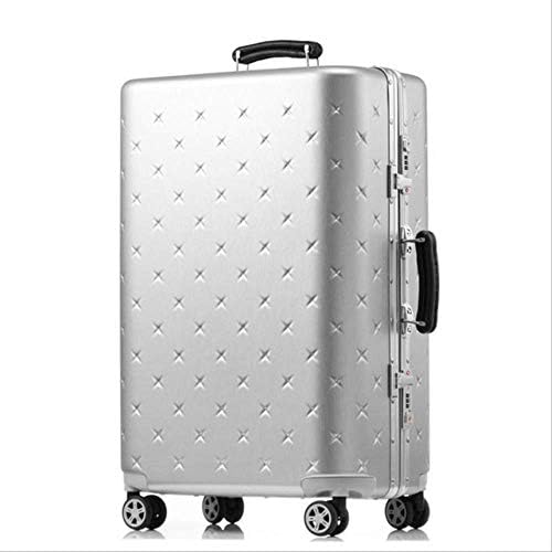 Suitcase XYDBB 20"26"29 Inch Men Luggage Sets Bag Trolley Suitcase/Rolling Spinner Wheels Pull Rod/Woman Aluminum Frame Traveller Case 65 * 43 * 25 cm 24 inch